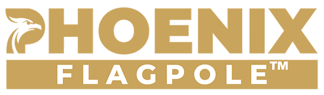 Phoenix Flagpole Gold Logo